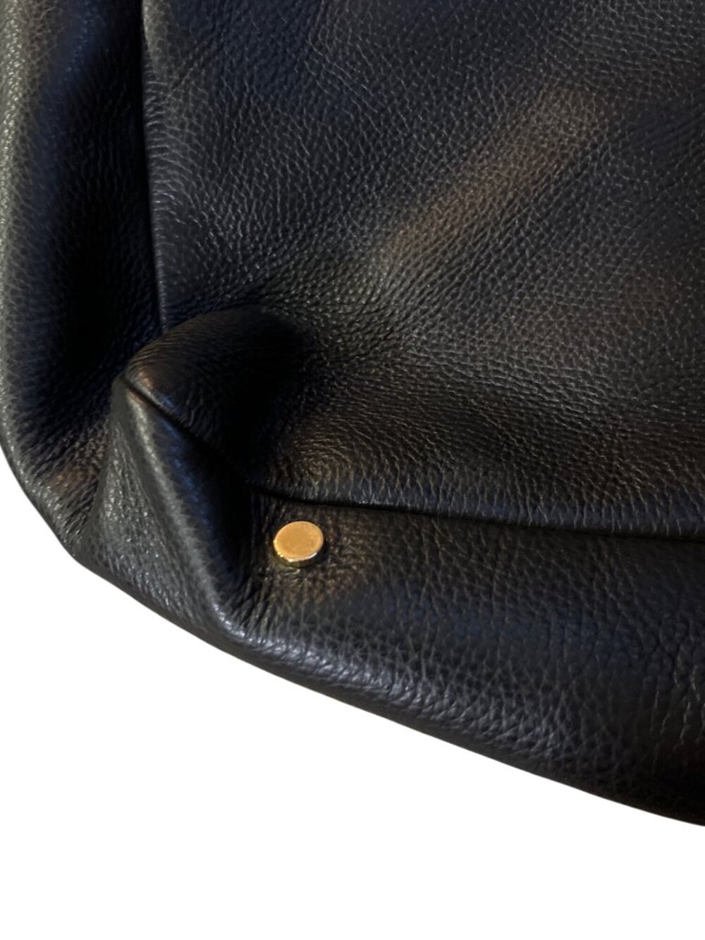 Cuyana Triple Zipper Weekender Bag Black Italian Leather Used Large - Picture 2 of 16